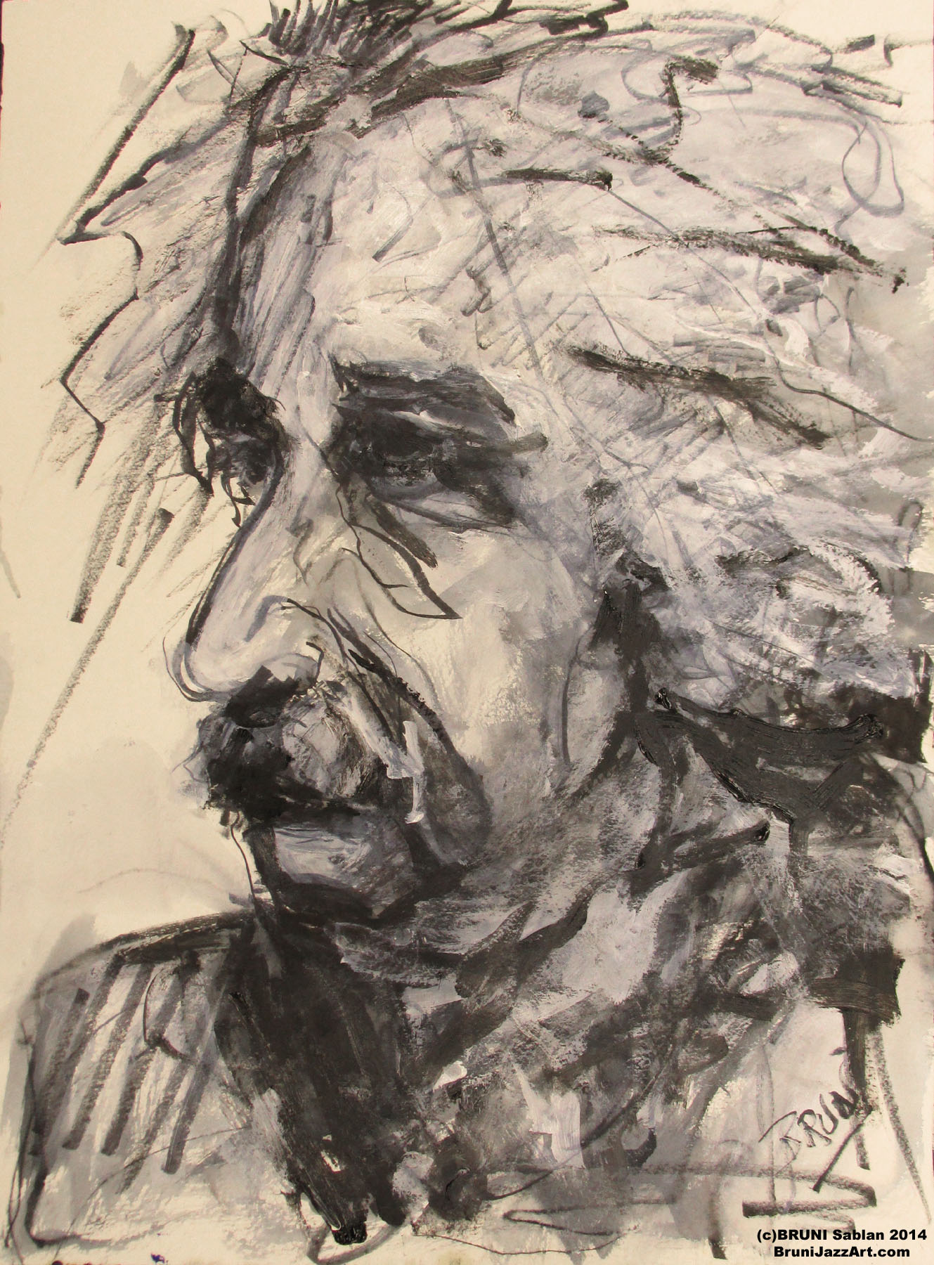 Albert Einstein by BRUNI
