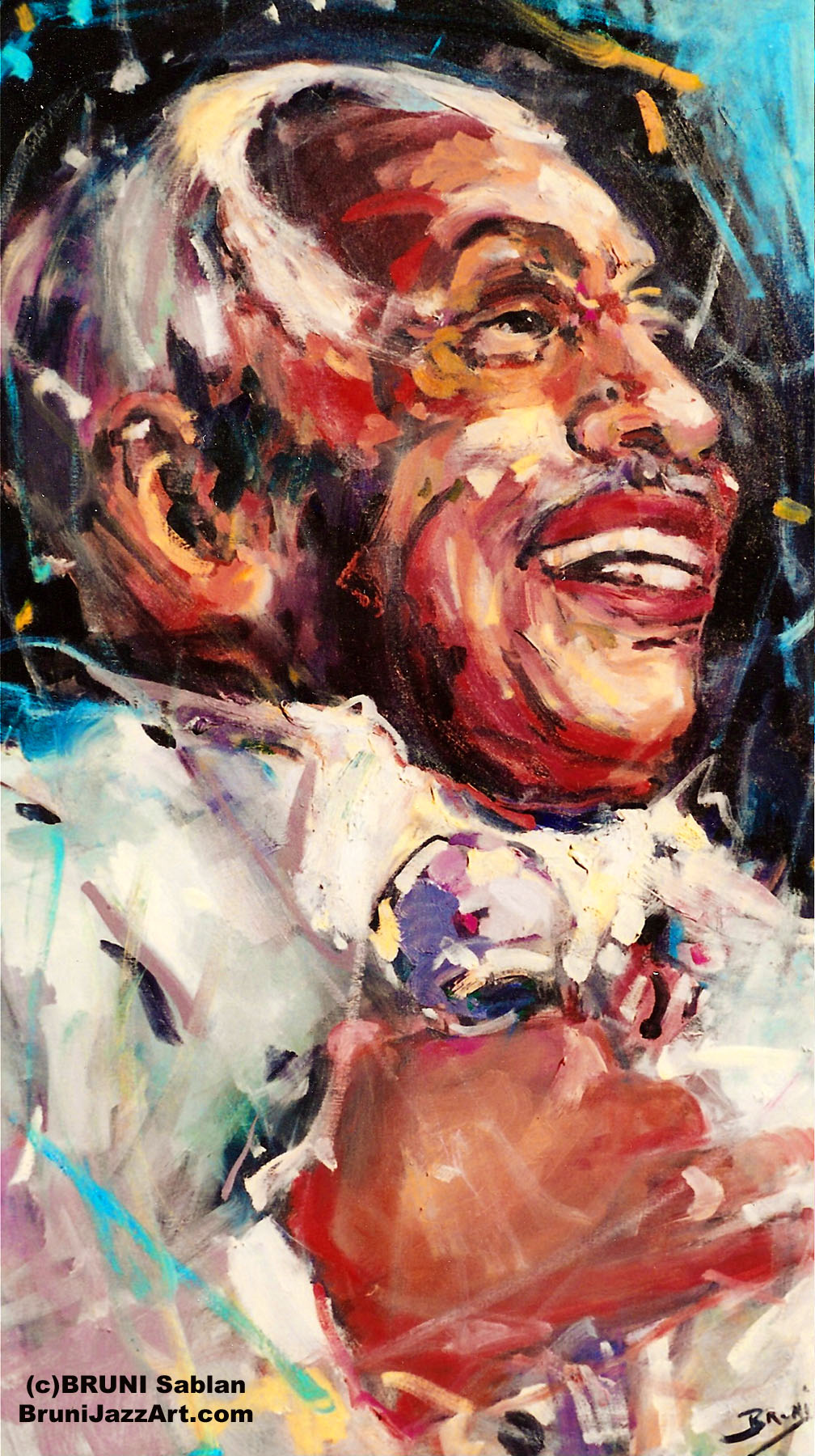 Cab Calloway Jazz Painting by BRUNI