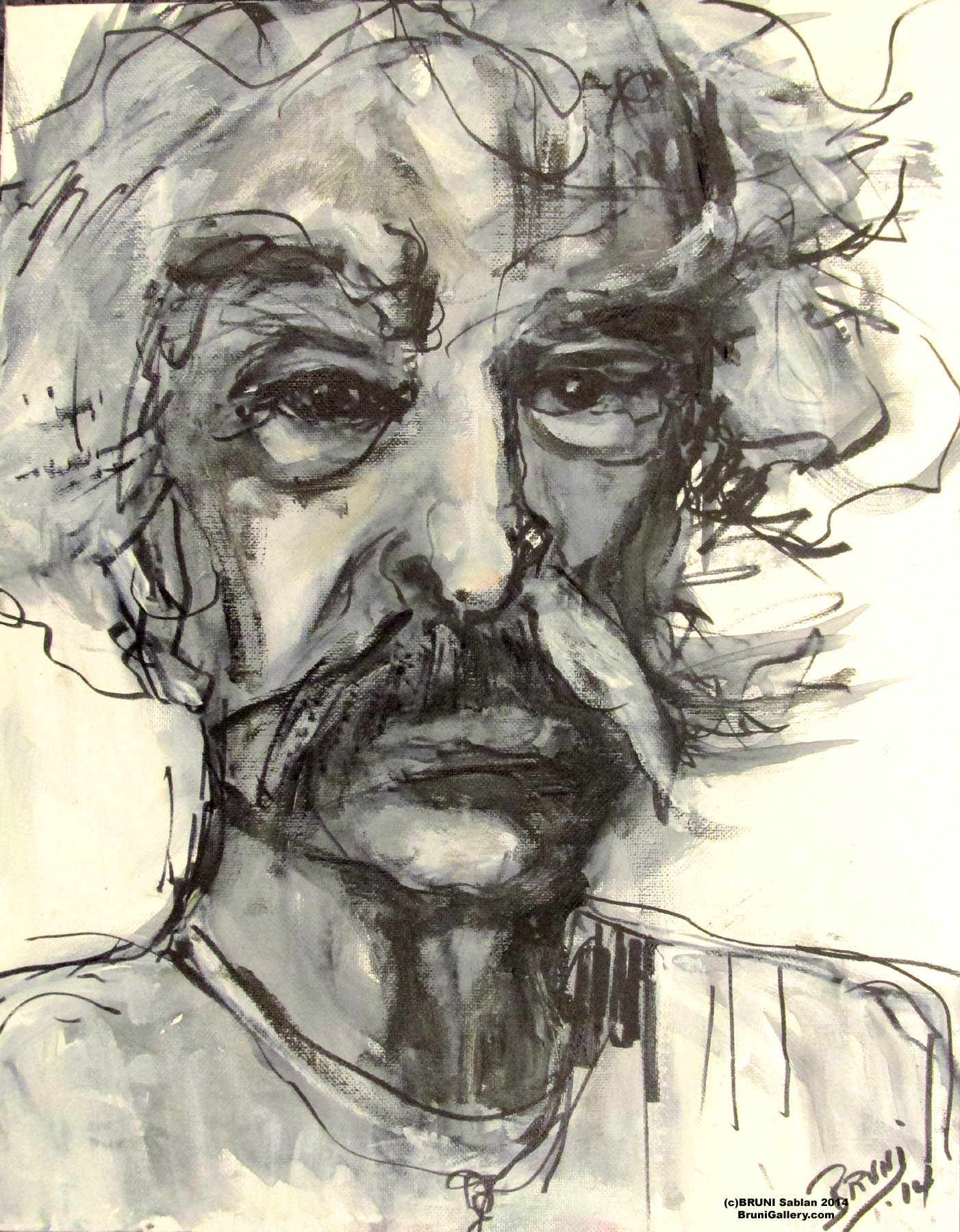 Mark Twain by BRUNI