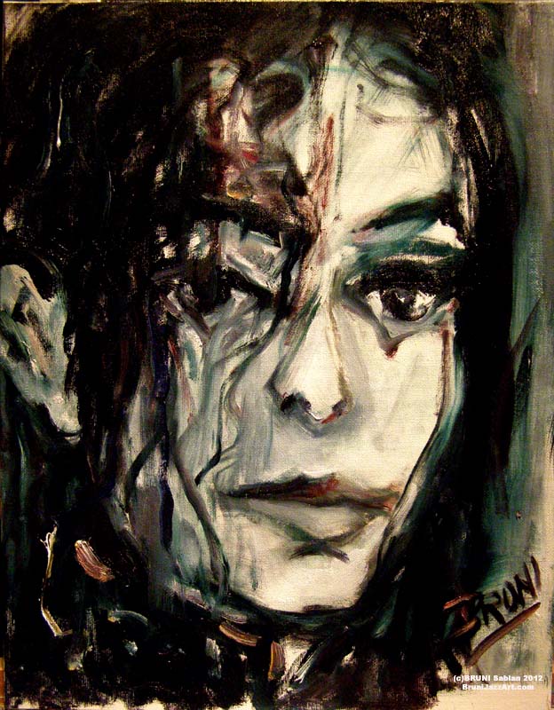 Michael Jackson Painting by BRUNI