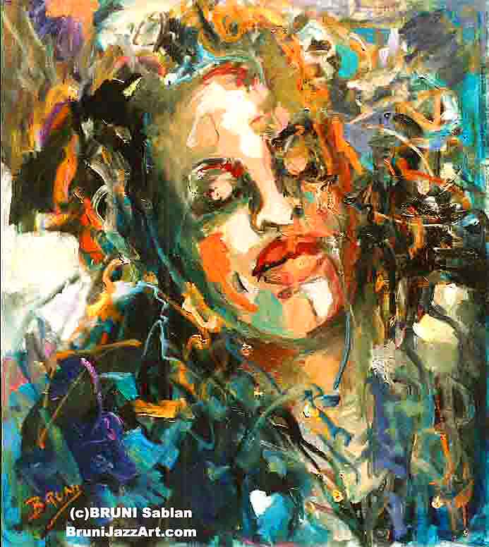 Cassandra Wilson Painting by BRUNI