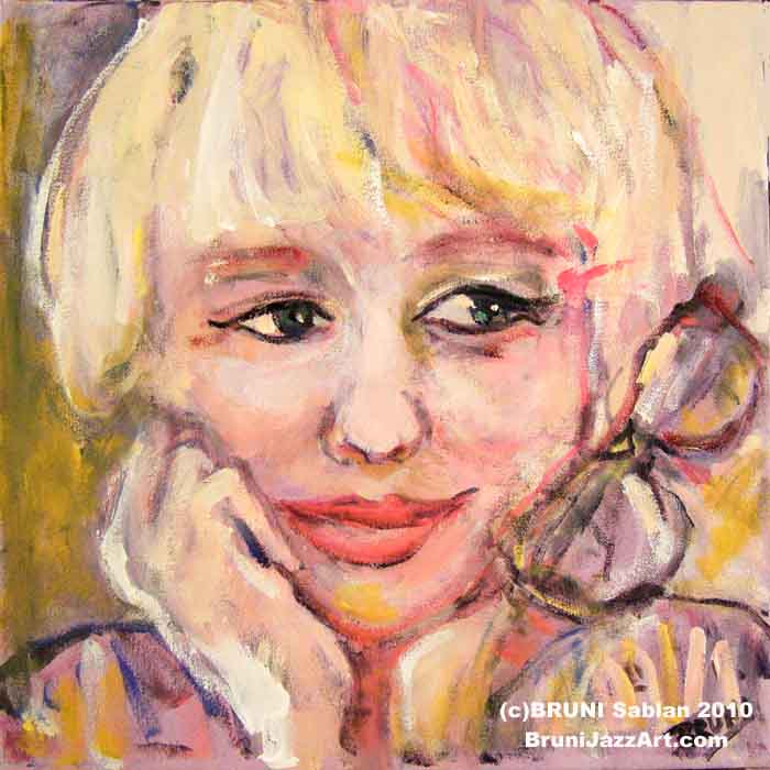 Blossom Dearie Painting by BRUNI