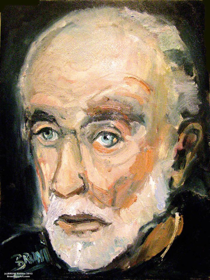 George Carlin Painting by BRUNI