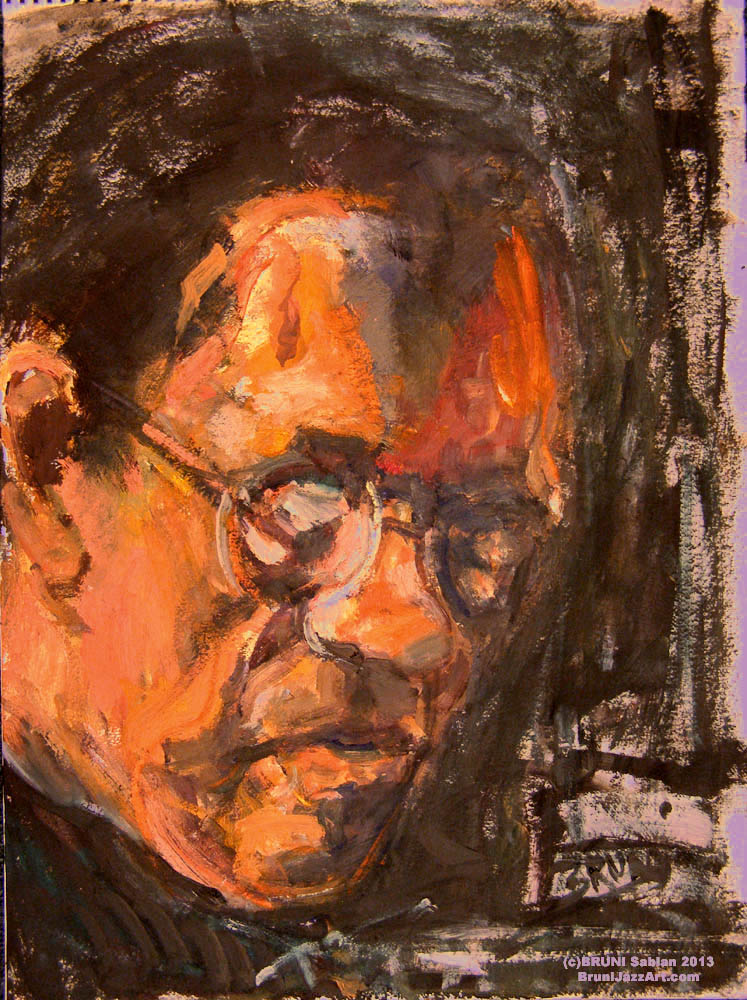 Cedar Walton Painting by BRUNI