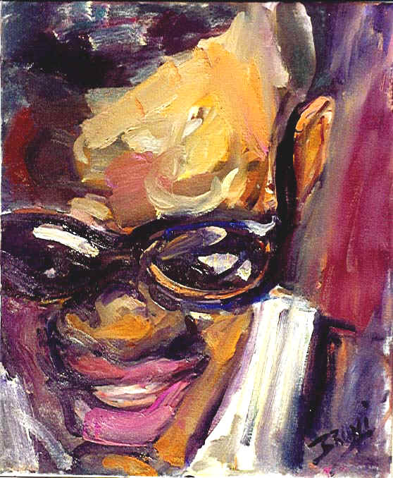 Ray Charles Painting by BRUNI