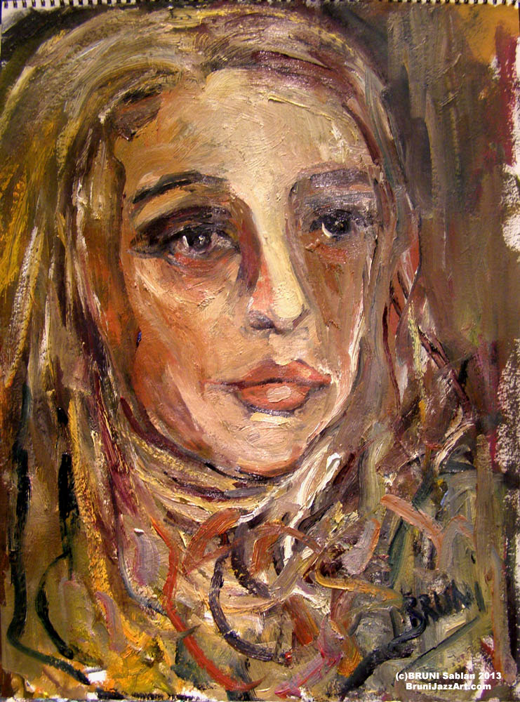 Eliane Elias Painting by BRUNI