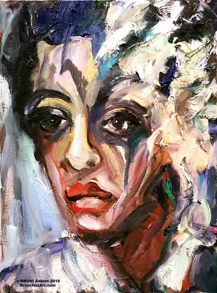 BILLIE HOLIDAY PAINTING