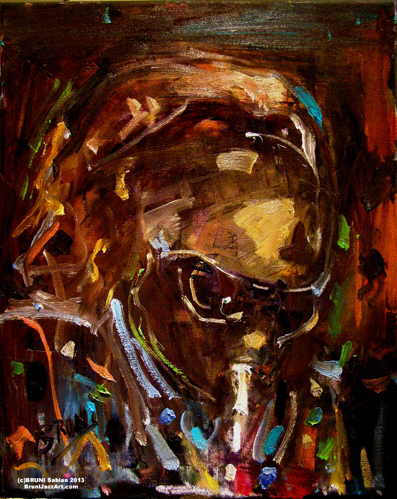 Miles Davis Painting by BRUNI