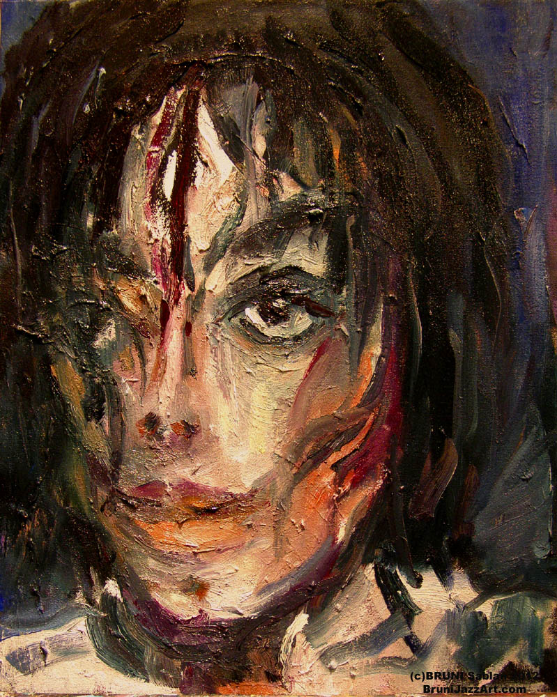 Michael Jackson Painting by BRUNI