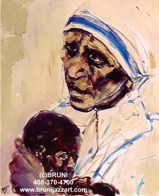 Mother Teresa,584, 24x30, mother and Child 2,copy.JPG (42222 bytes)