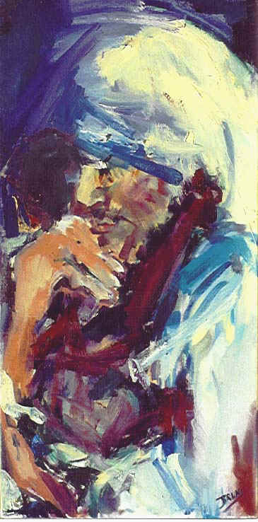 Mother Teresa, mother and child 1, 15x30.JPG (69123 bytes)